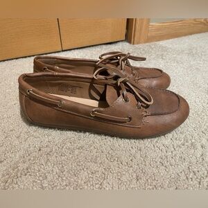 Time and Tru brown boat shoes